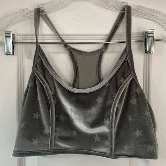 aerie Tops - Aerie Olive Star Velvet Bralette Size Medium